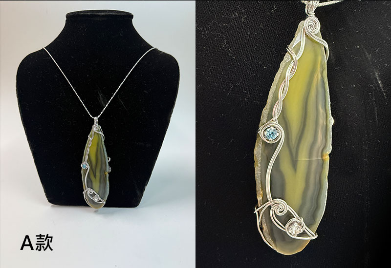 天然石典雅墬飾